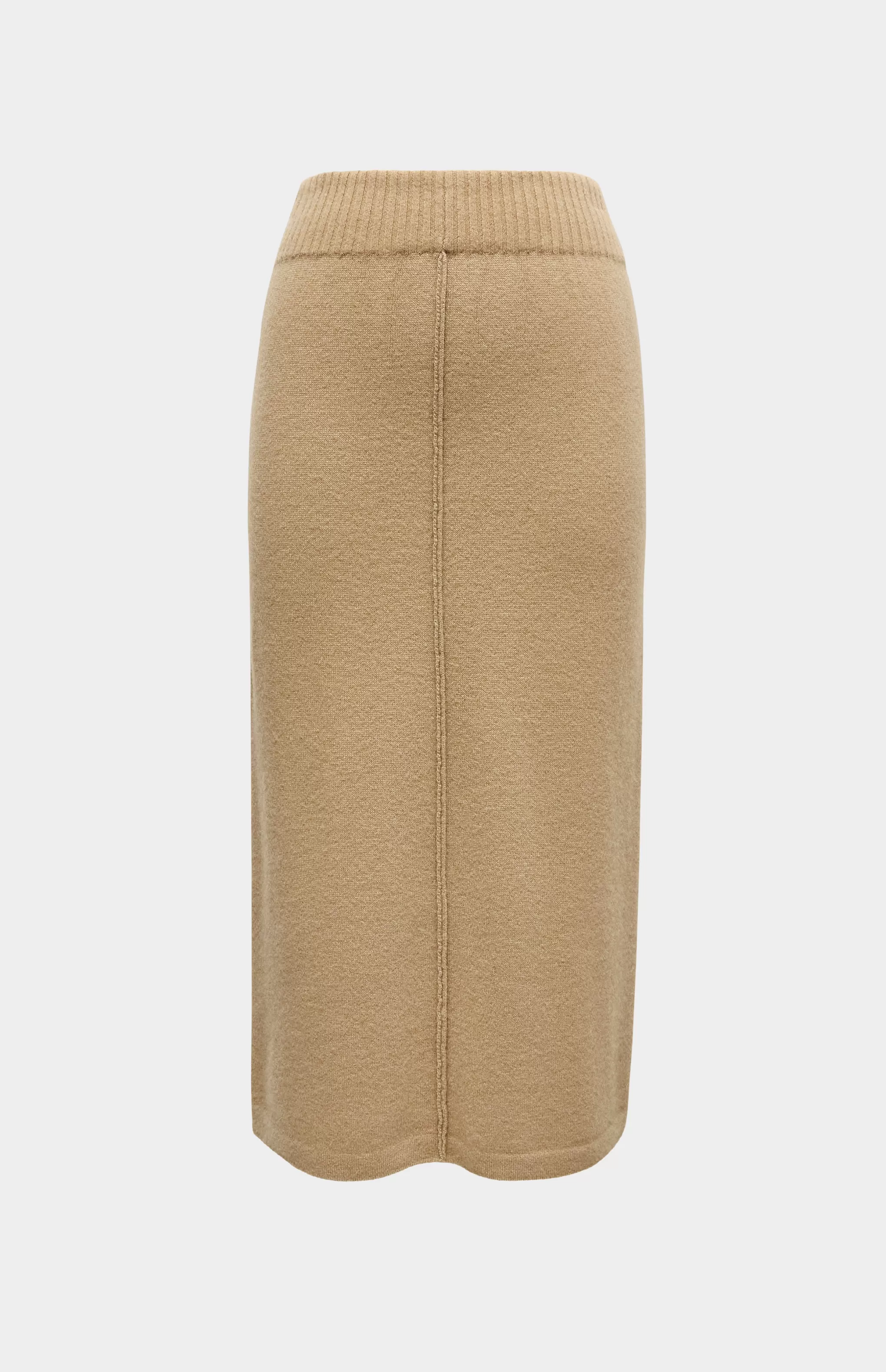 Outlet Cashmere Blend Pencil Skirt In Camel Men/Women Loungewear