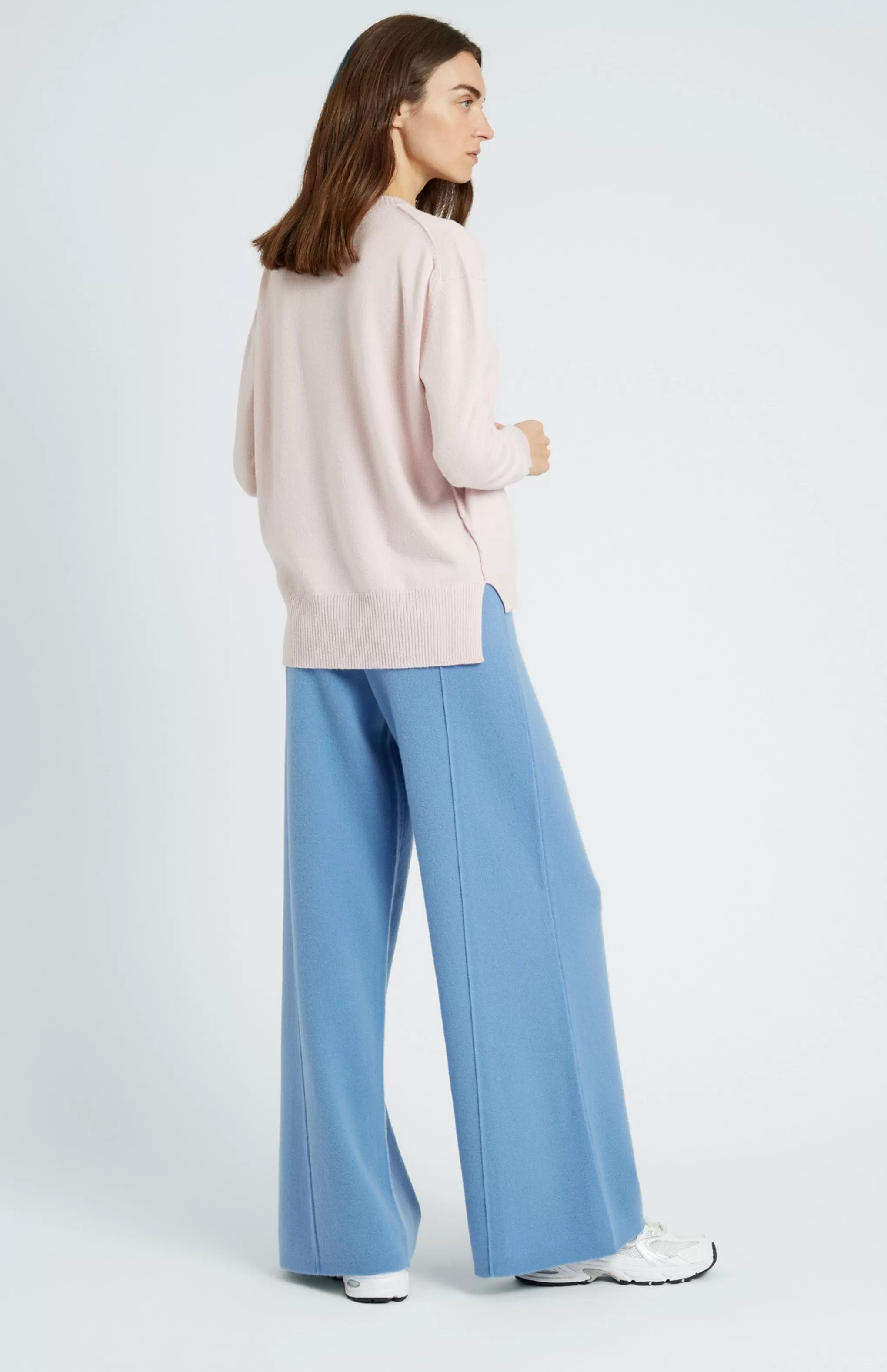 Store Cashmere Blend Trousers In Cornflower Men/Women Loungewear
