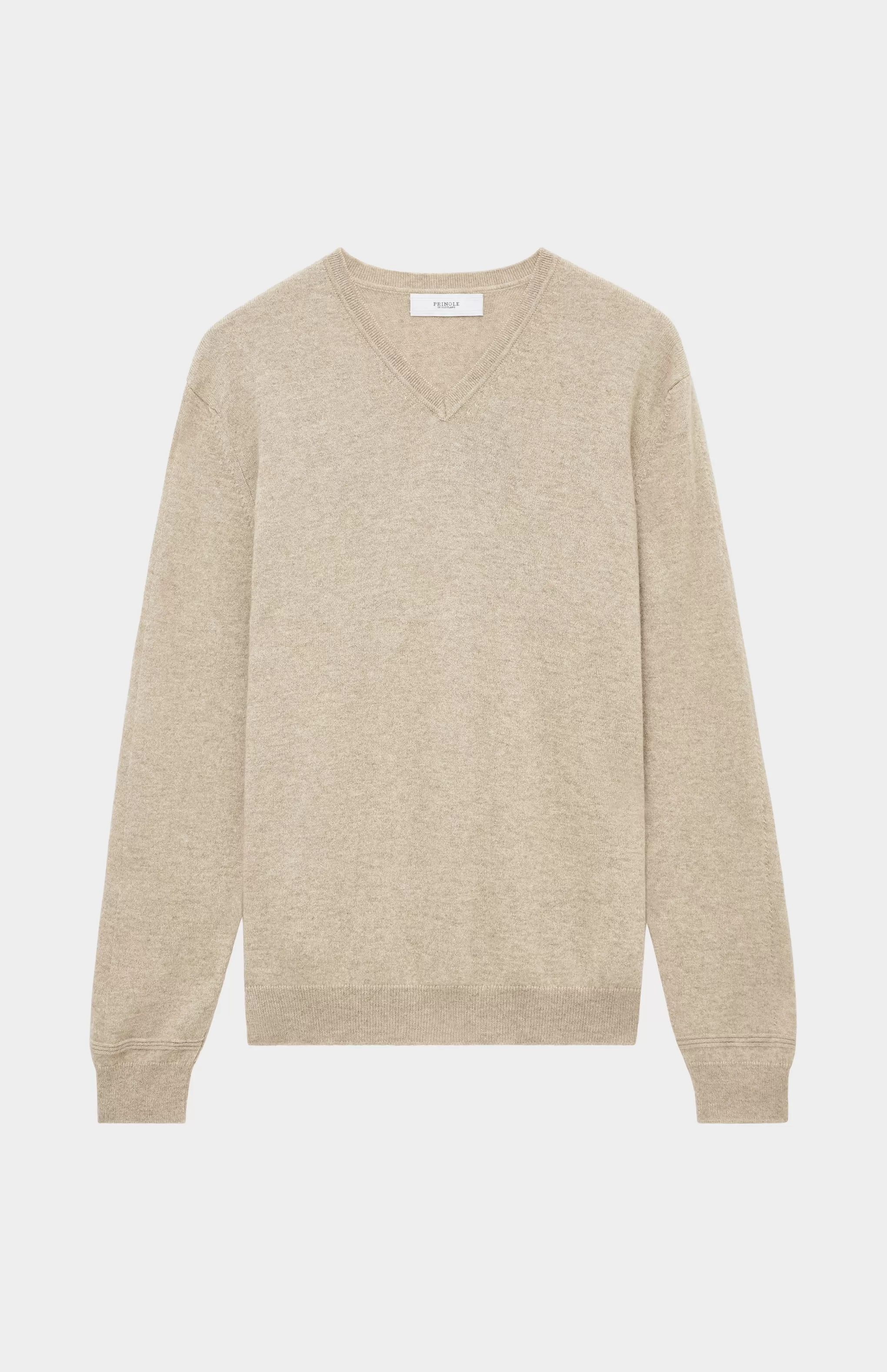 Sale Classic V Neck Cashmere Jumper In Dark Natural Men Gifts for Men