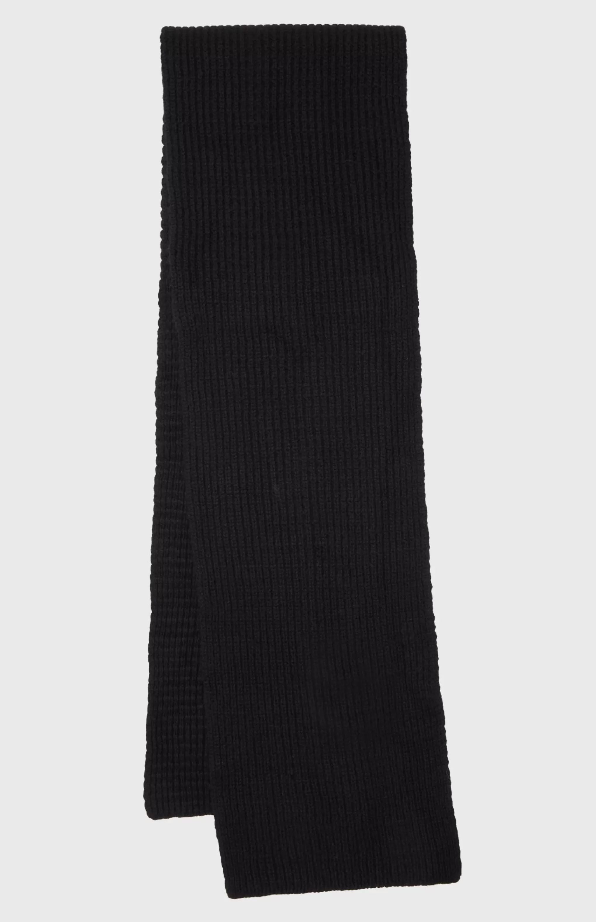 Store Cosy Cashmere Scarf In A Waffle Stitch In Black Men/Women Gifts For Women