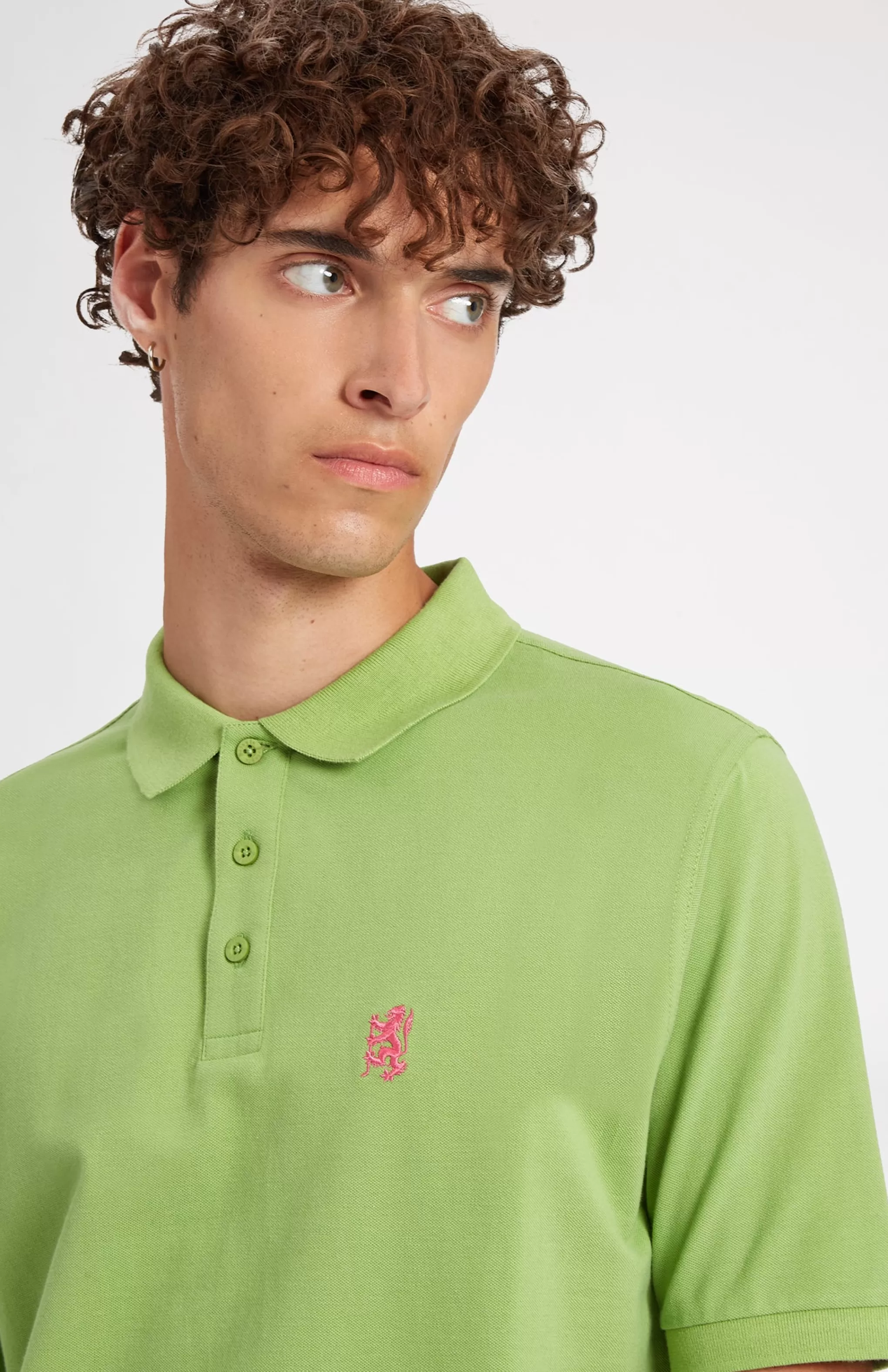 Fashion Cotton Heritage Golf Polo Shirt In Field Green Men Cotton