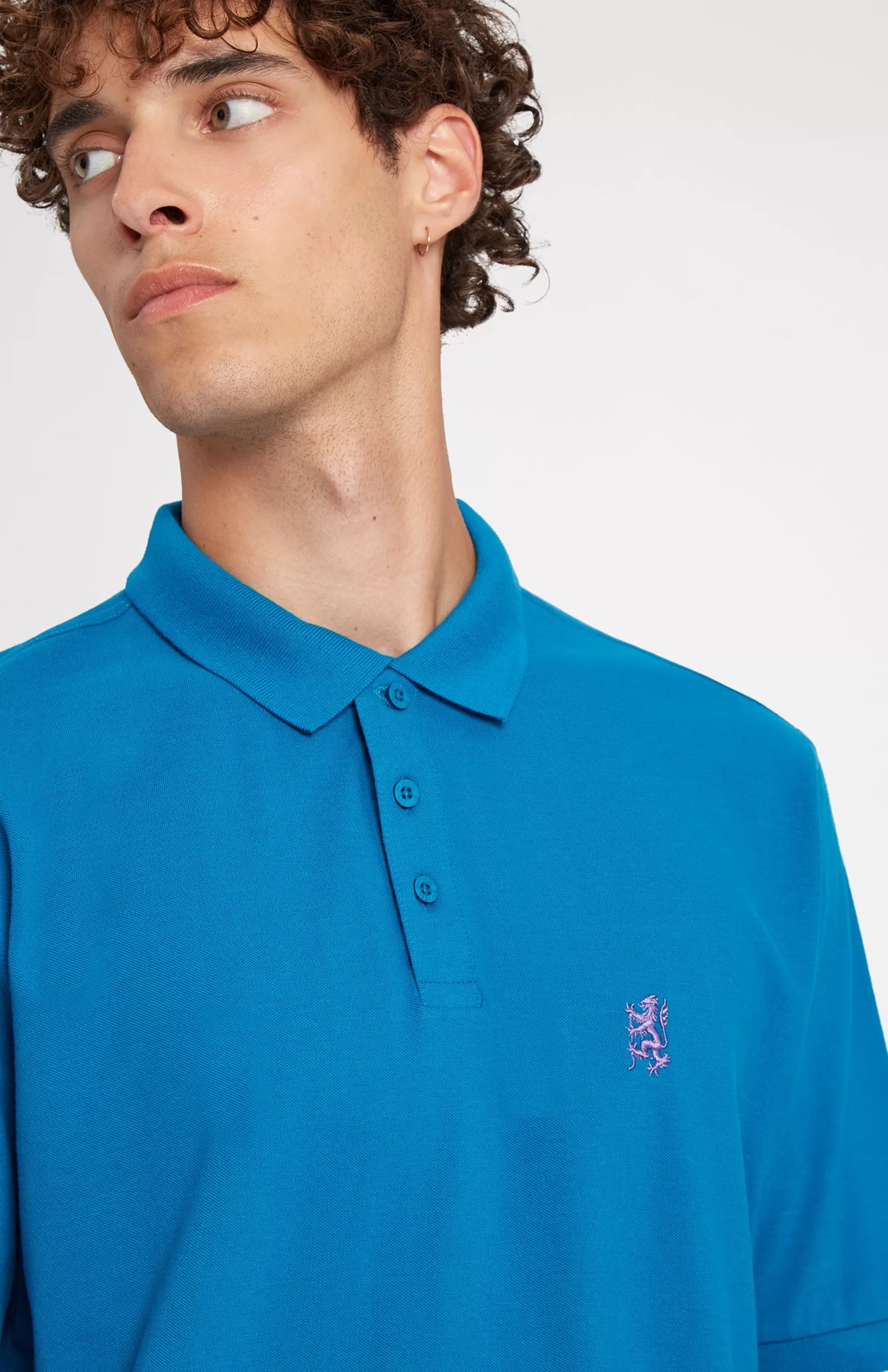 Fashion Cotton Heritage Golf Polo Shirt In Lagoon Men Polo Shirts