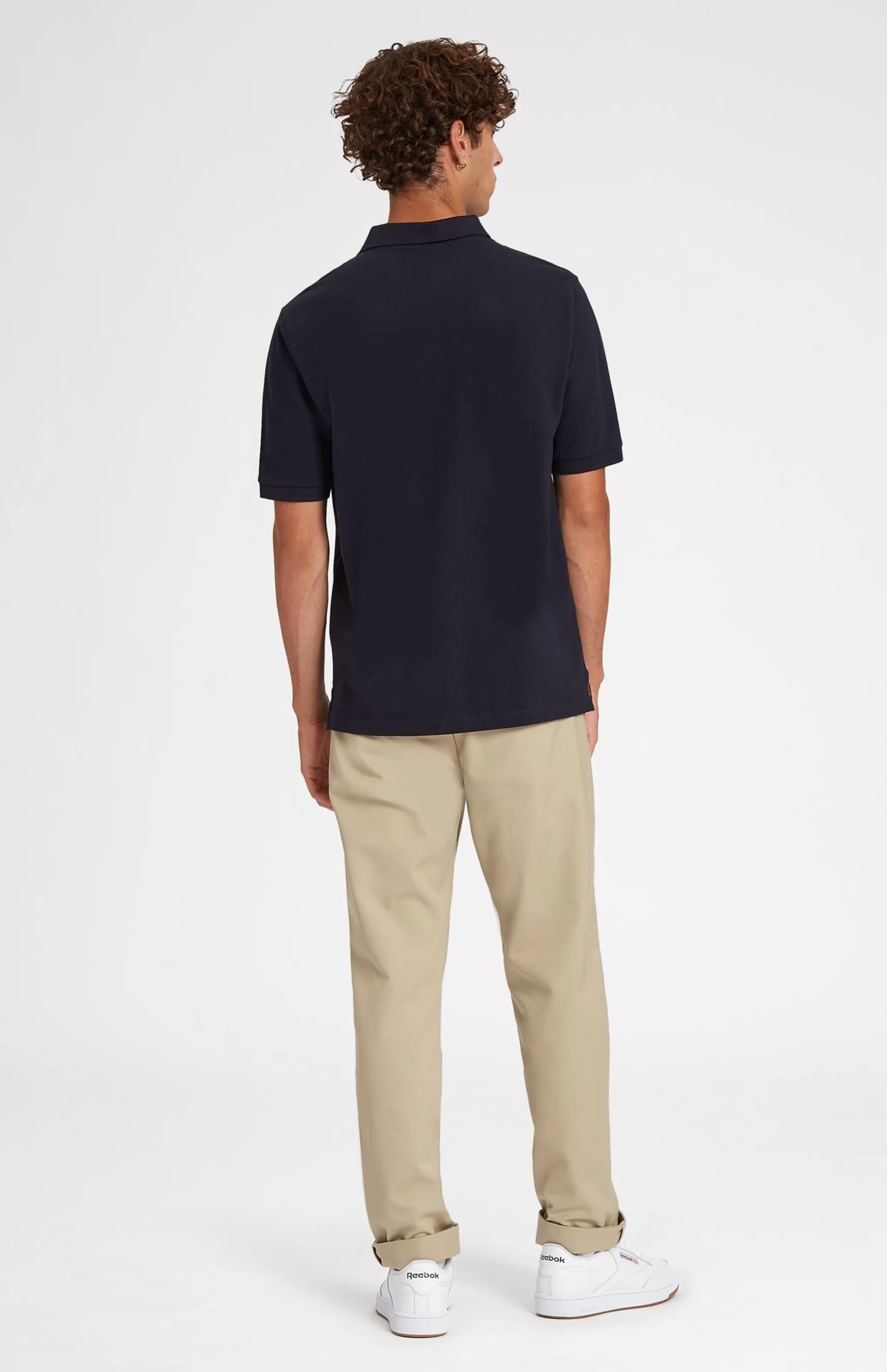 Best Cotton Heritage Golf Polo Shirt In Navy Men Pringle Heritage Unisex Collections