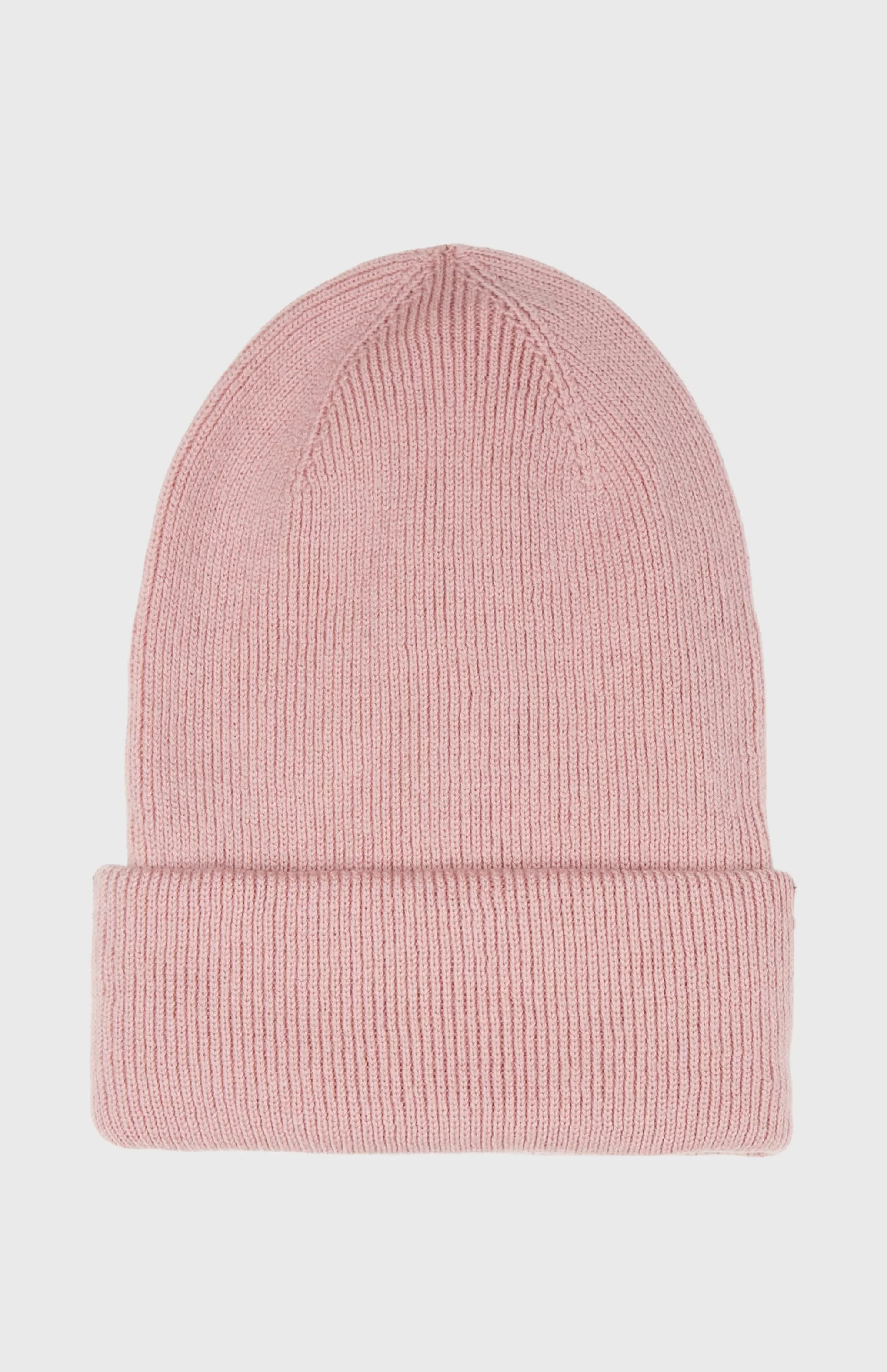 Shop Double Layer Ribbed Merino Beanie In Fondant Pink Men Gifts for Men