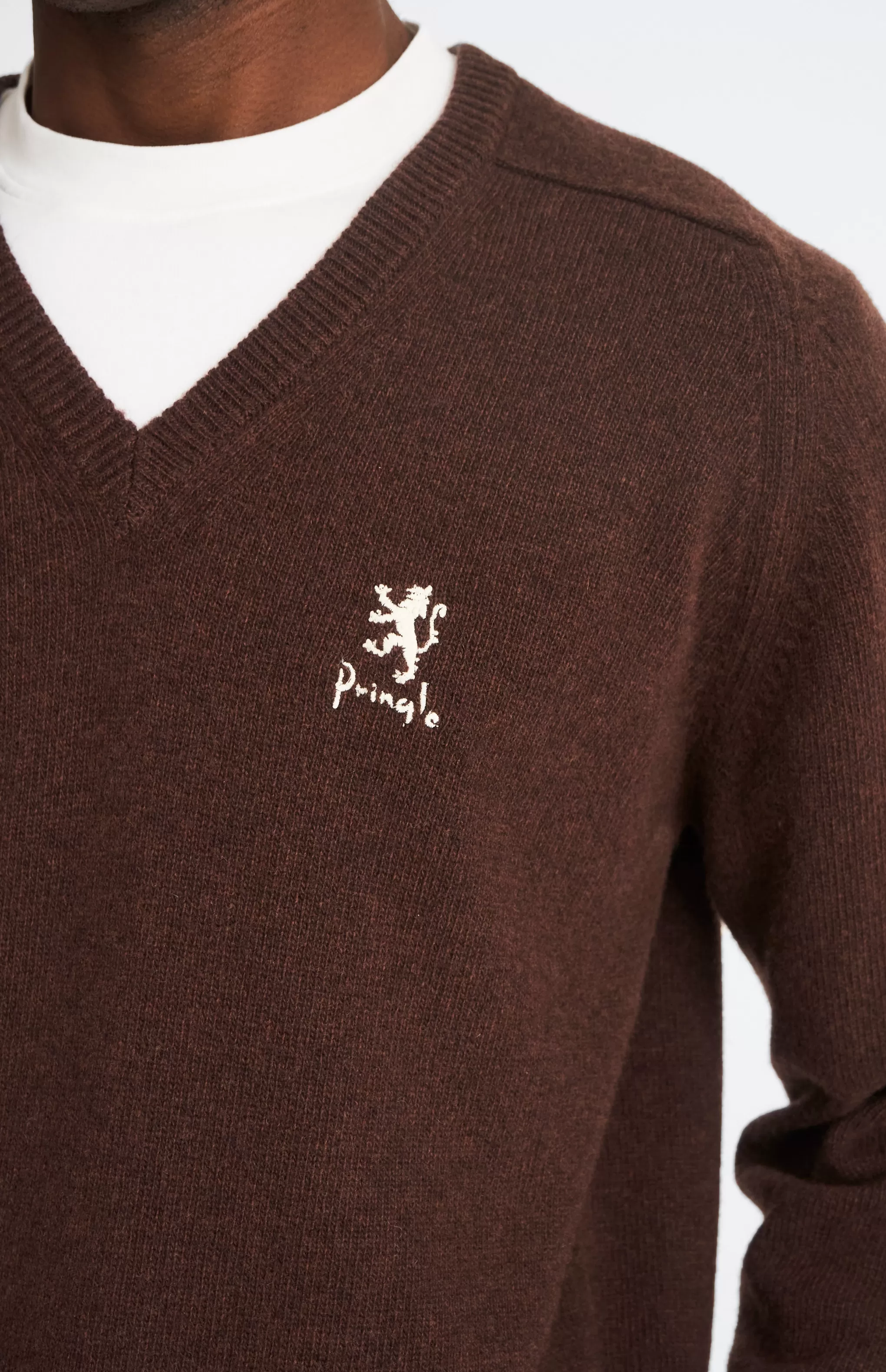 Cheap Lambswool Archive Jumper In In Dark Brown Men Medium Weight Knits