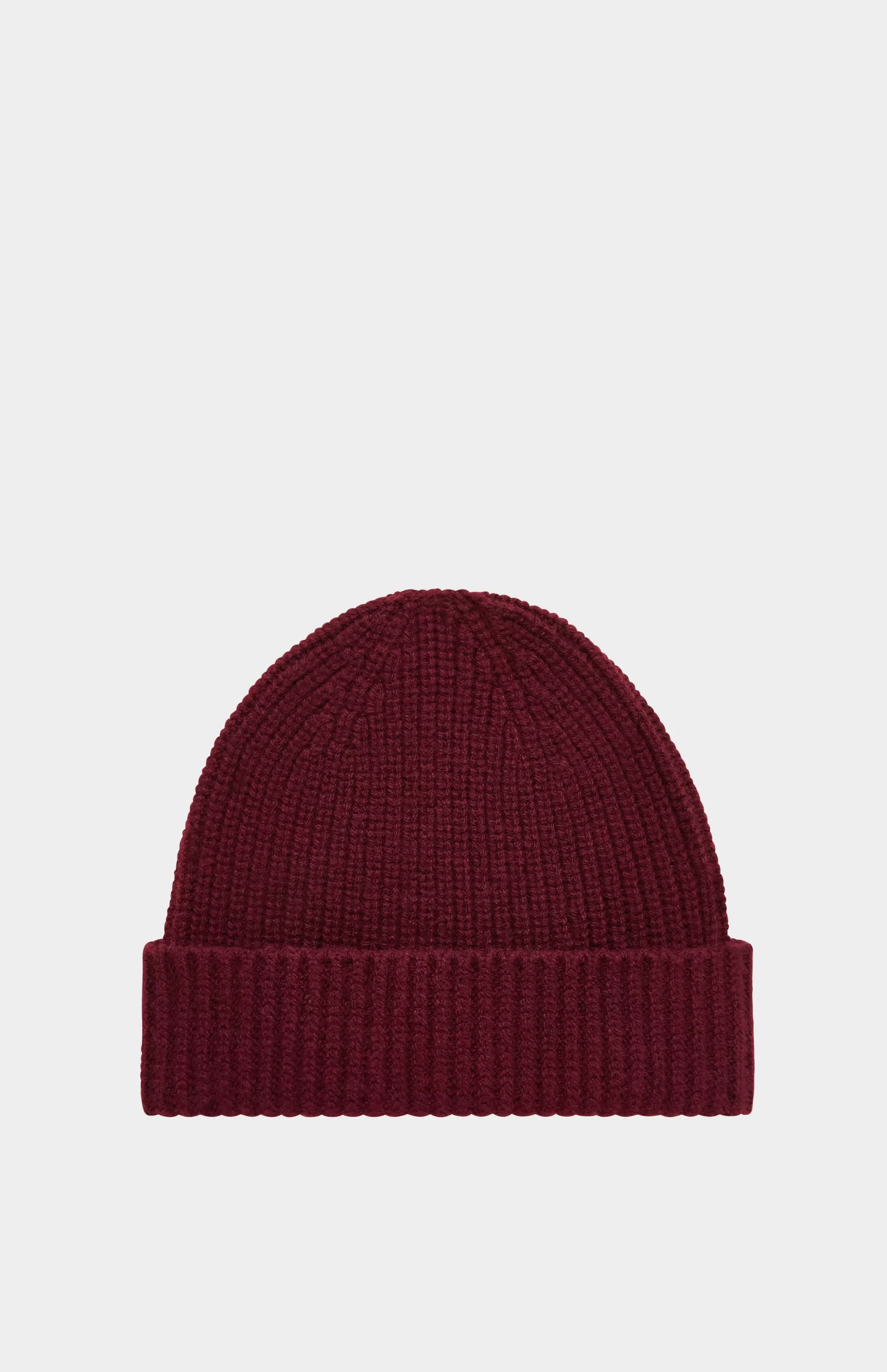 Shop Lambswool Beanie In Deep Claret Men Gifts for Men