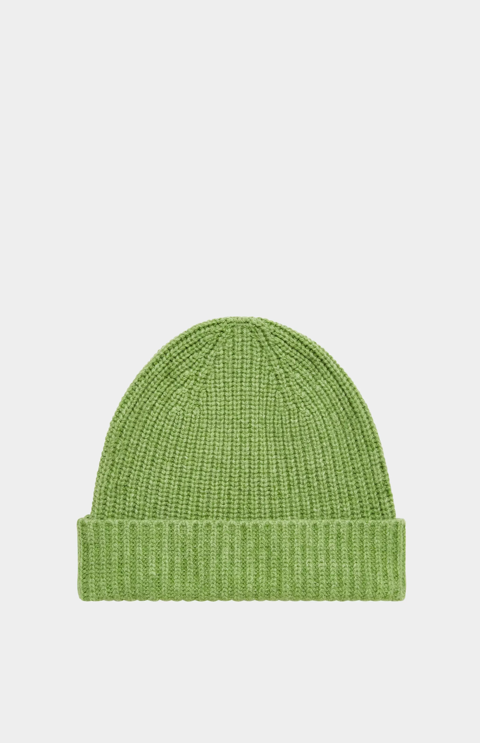Shop Lambswool Beanie In Field Green Men Gifts for Men