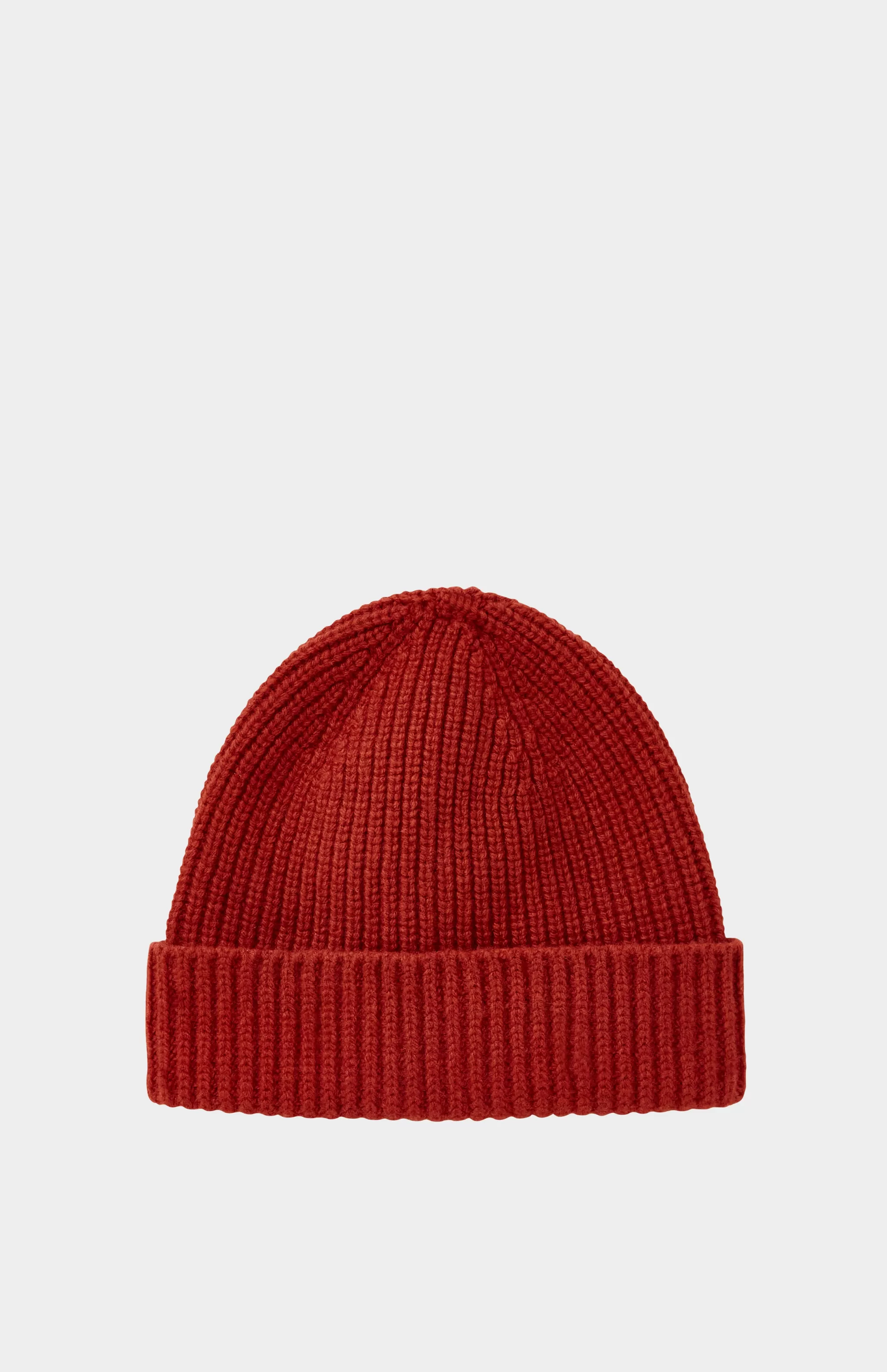 Shop Lambswool Beanie In Rust Red Men Gifts for Men