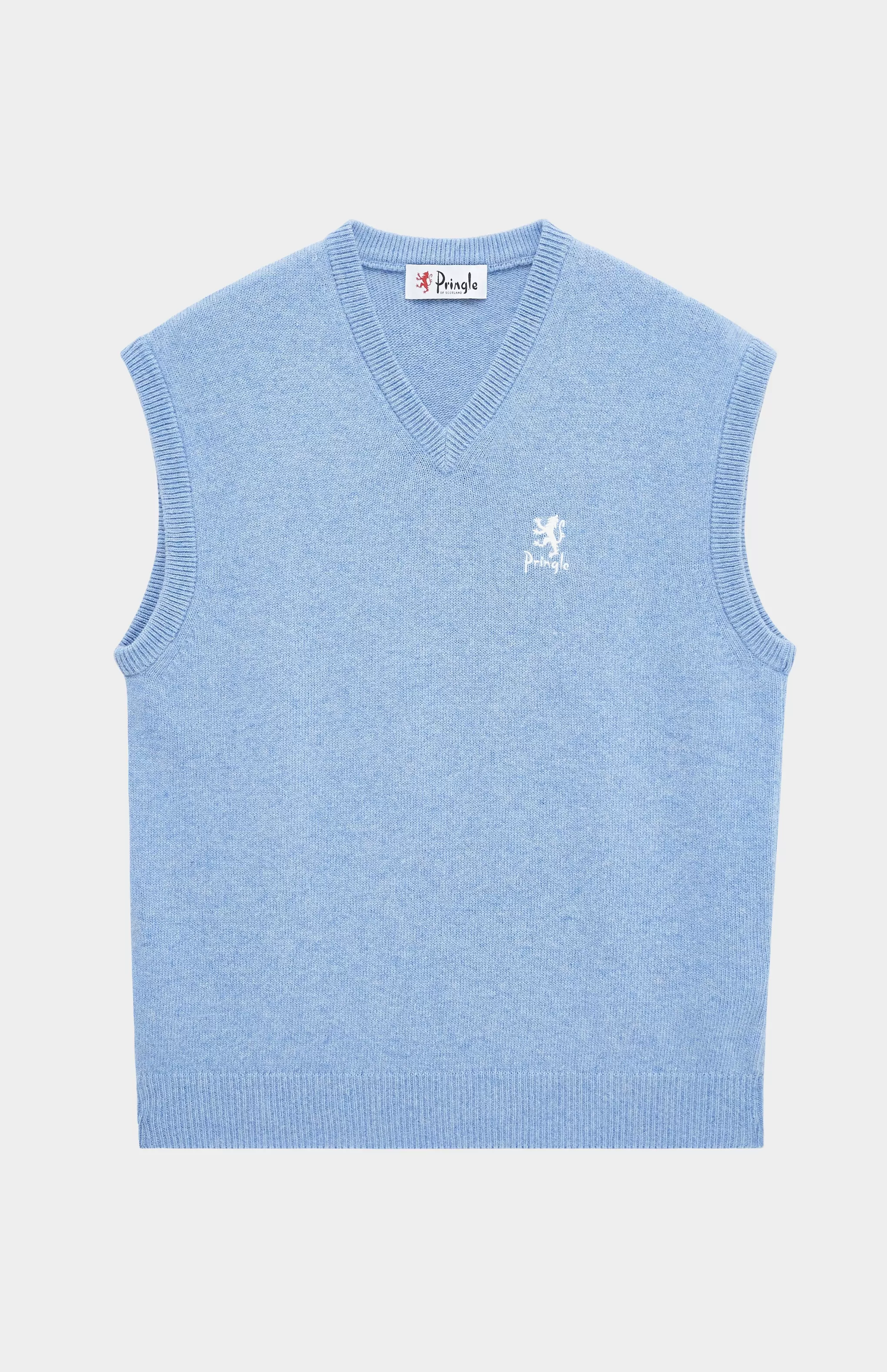 Cheap Unisex Archive Lambswool Blend Vest In Carolina Blue Men/Women Vests