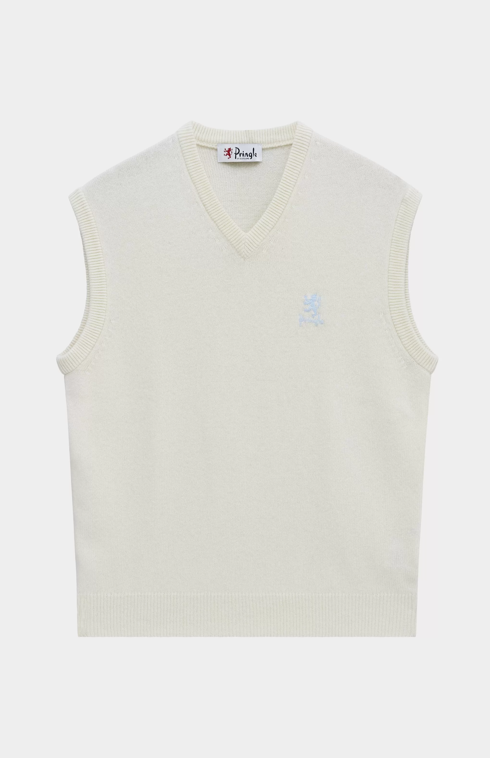 Best Unisex Archive Lambswool Blend Vest In Ivory Men/Women Medium Weight Knits