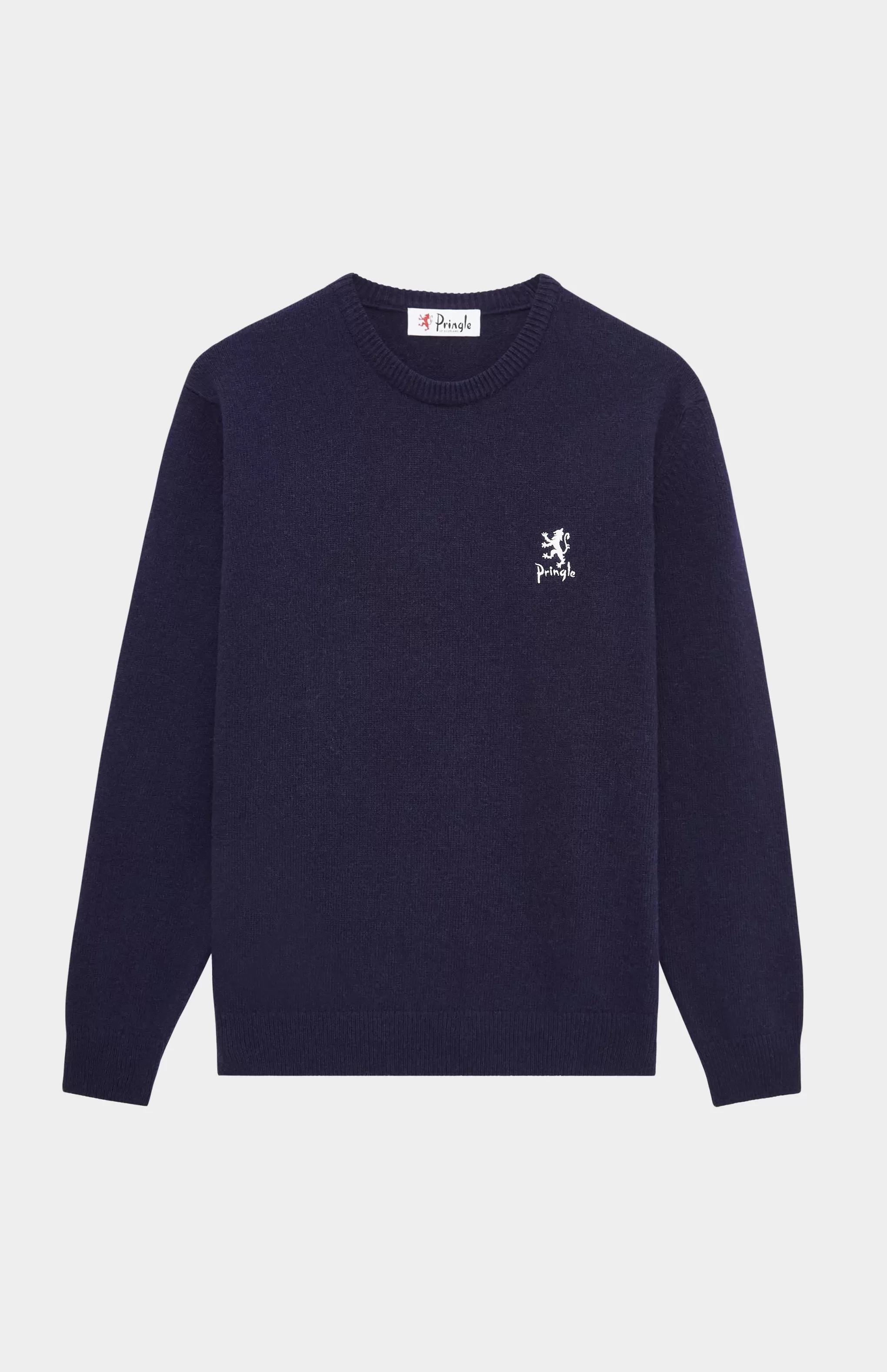 Online Women's Archive Round Neck Lambswool Blend Jumper In Navy Men/Women Round Neck Knits