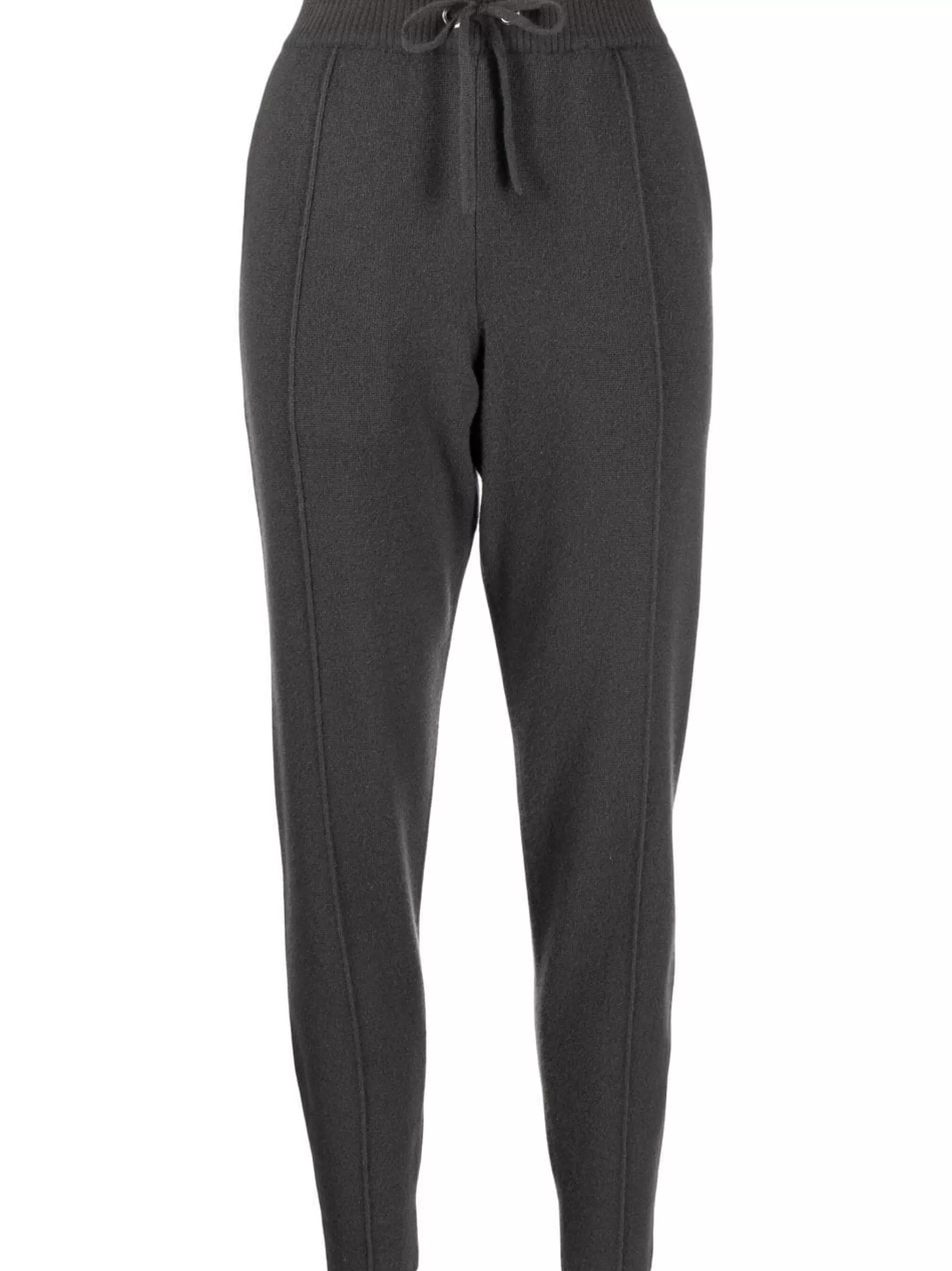 Fashion Women's Cashmere Blend Joggers In Dark Khaki Men/Women Loungewear