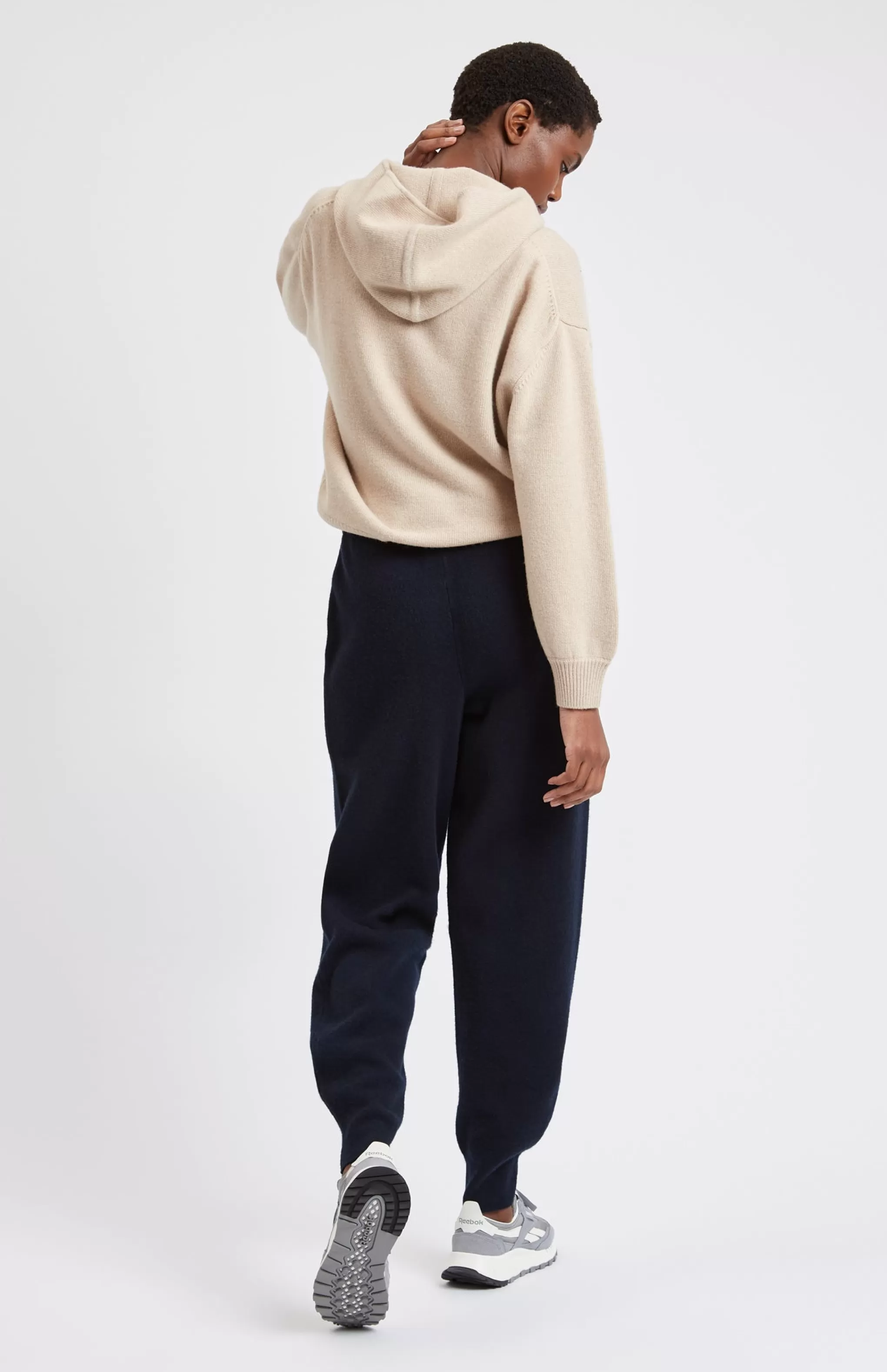 Online Women's Cashmere Blend Joggers In Indigo Men/Women Trousers