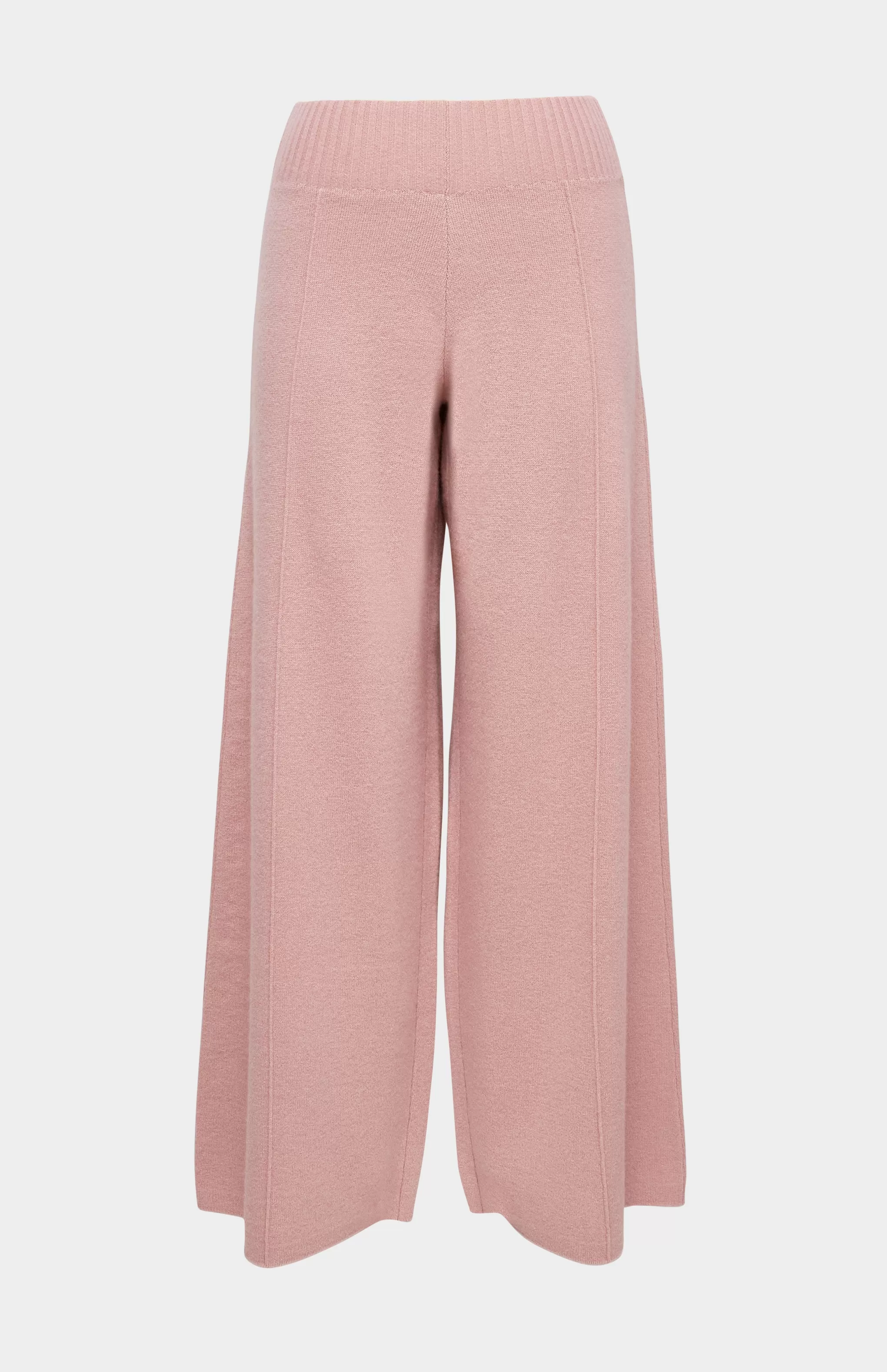 Hot Women's Cashmere Blend Trousers In Dusty Pink Men/Women Loungewear